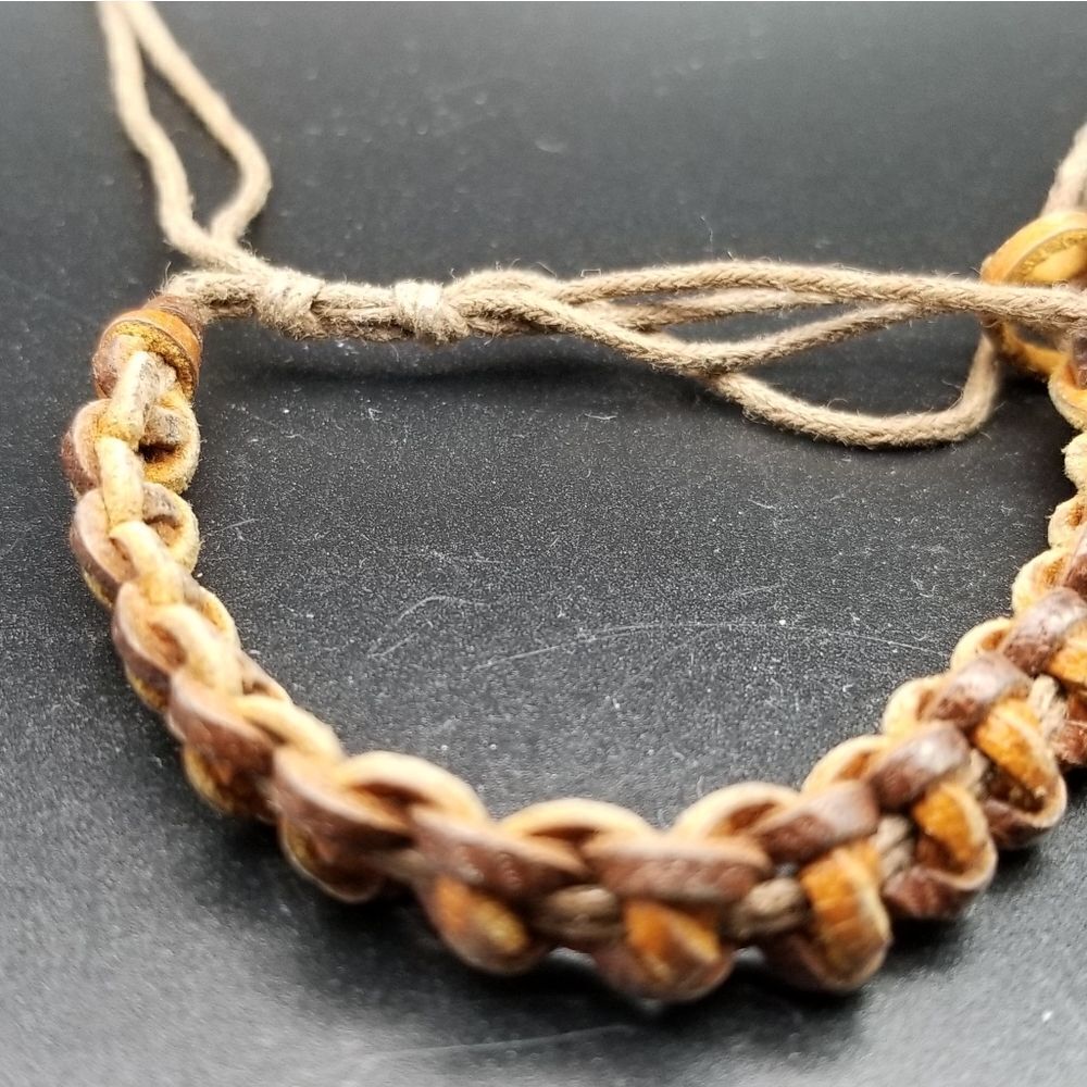 Native American Braided Simplistic Bracelet. B406 - image 2